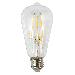 Energetic Lighting LED Filament ST64 Clear 7.5W 2700K Dimmable E27