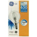 GE Fancy Round Halogen Lamp 42W  2800K  SES Dimmable