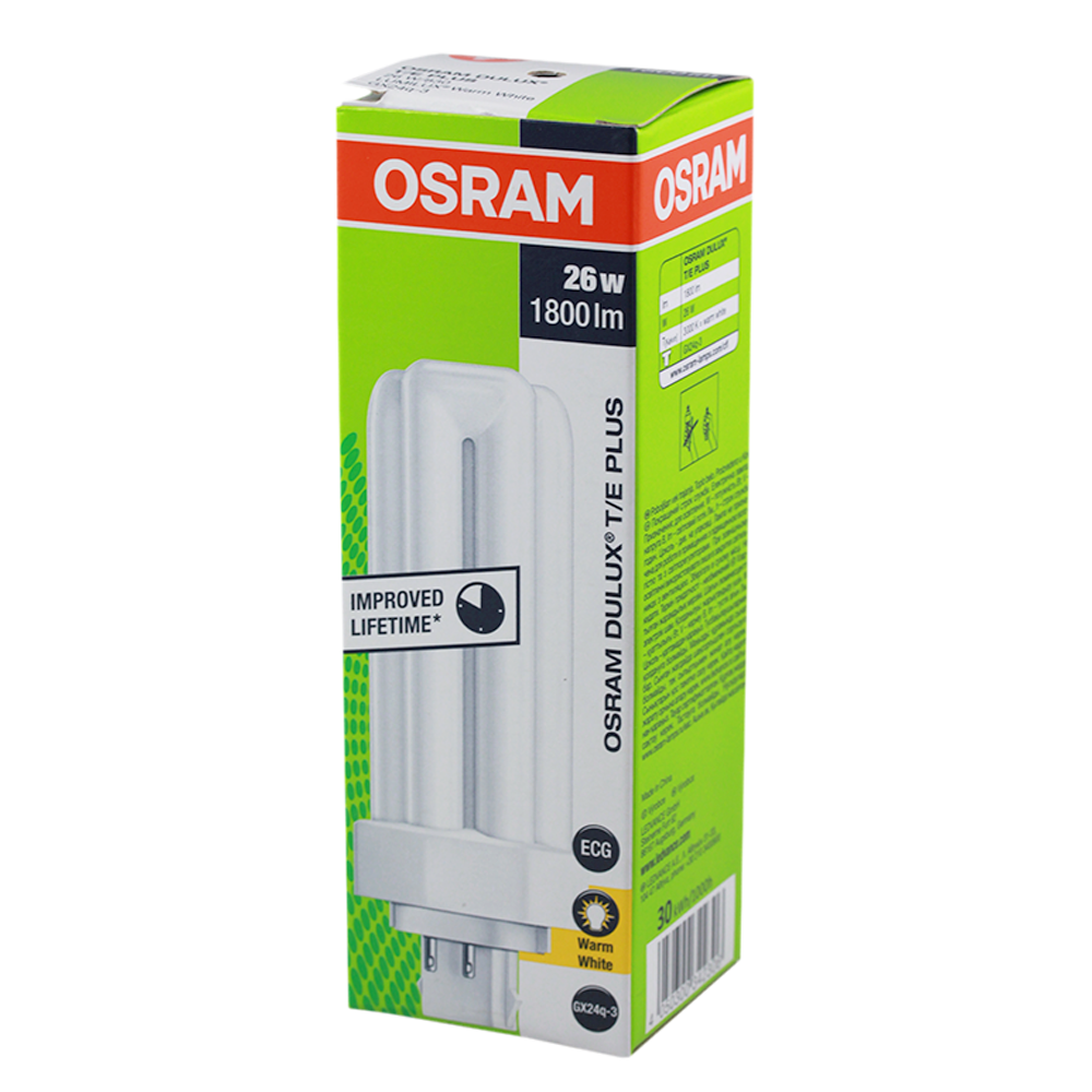 OSRAM  PLT E 26W Warm White 4 Pin