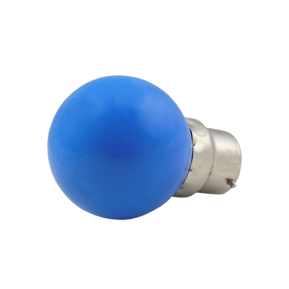 LED Fancy Round Blue 1W 230V BA22d