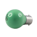 Classic Green Fancy Round Incandescent Lamp 15W 230V BA22d