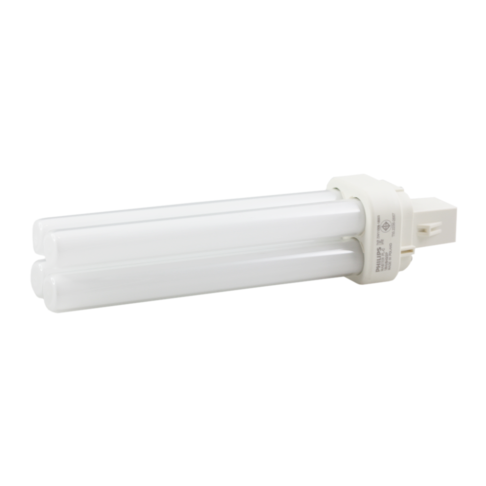 Master Compact Fluorescent PLC 18W 4000K G24d-2 2 Pins