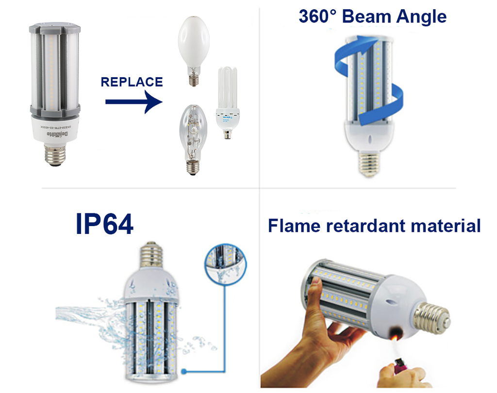 LED Corn Light 27W 4000K E27