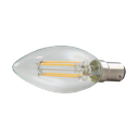 LED Filament Candle 4W 2700K Clear Non-Dimmable B15d