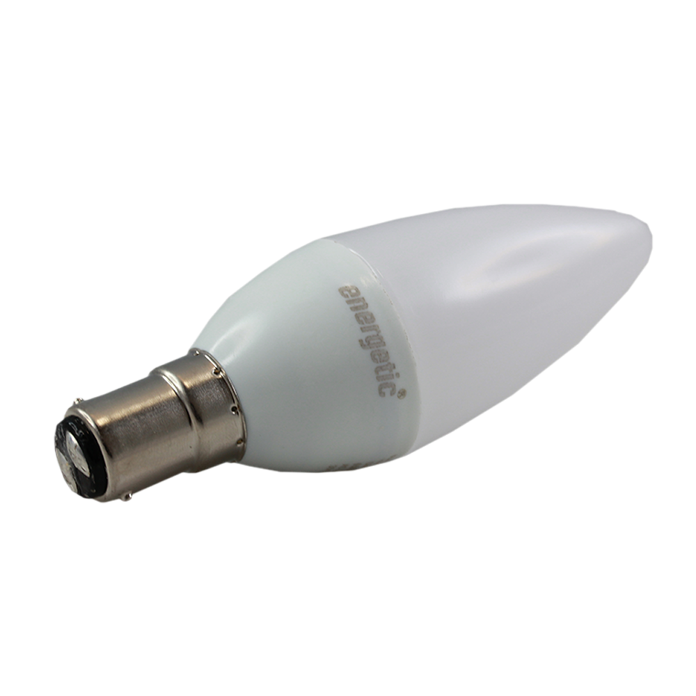 Smarter Lighting LED Candle Frosted 6W 6500K Dimmable BA15d