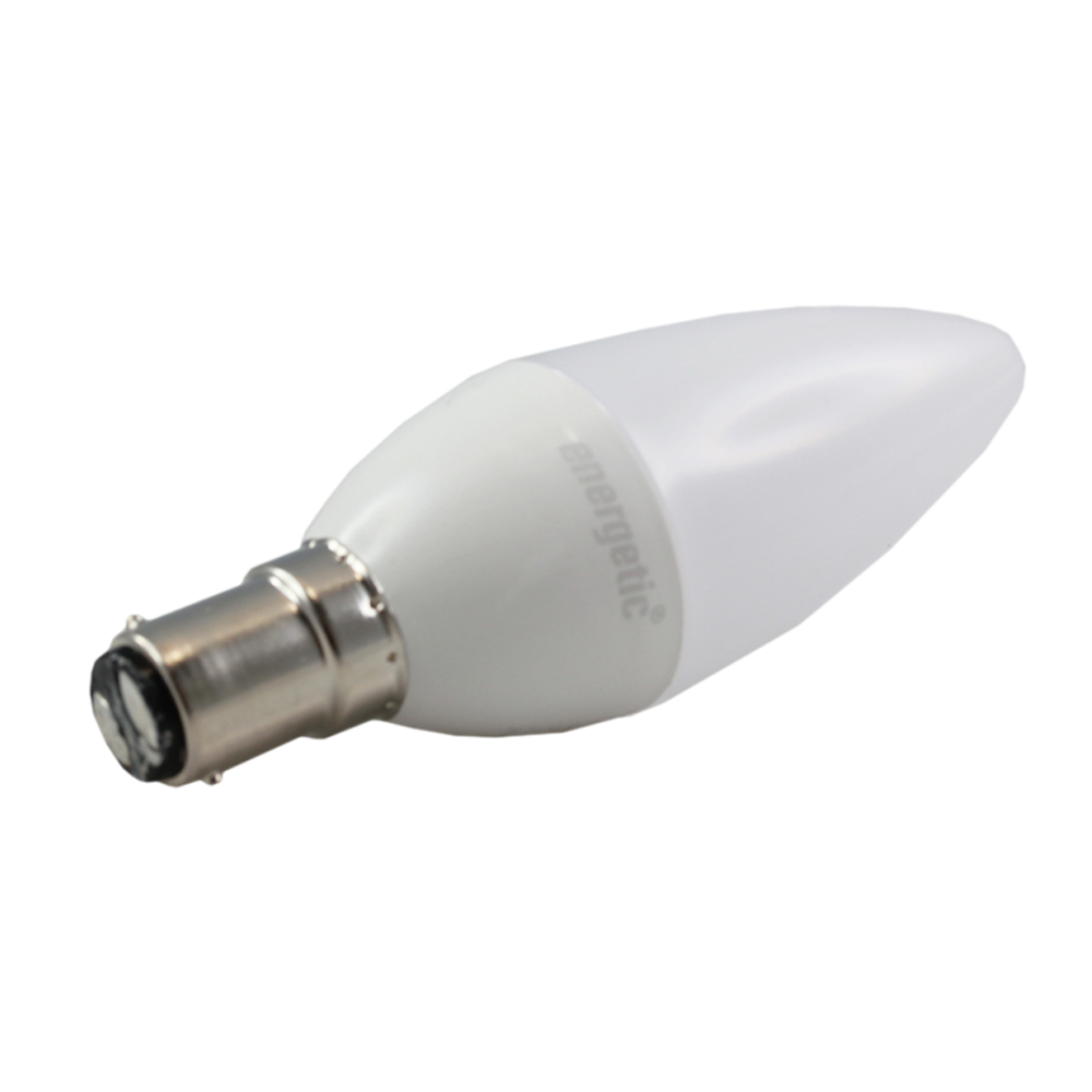 Smarter Lighting LED Candle Frosted 6W 3000K Dimmable BA15d