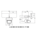 LED Motion Sensor Floodlight 2x15W