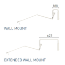 ULED Standard C/W Wall Mount Bracket & Integral Transformer 14W 4000K