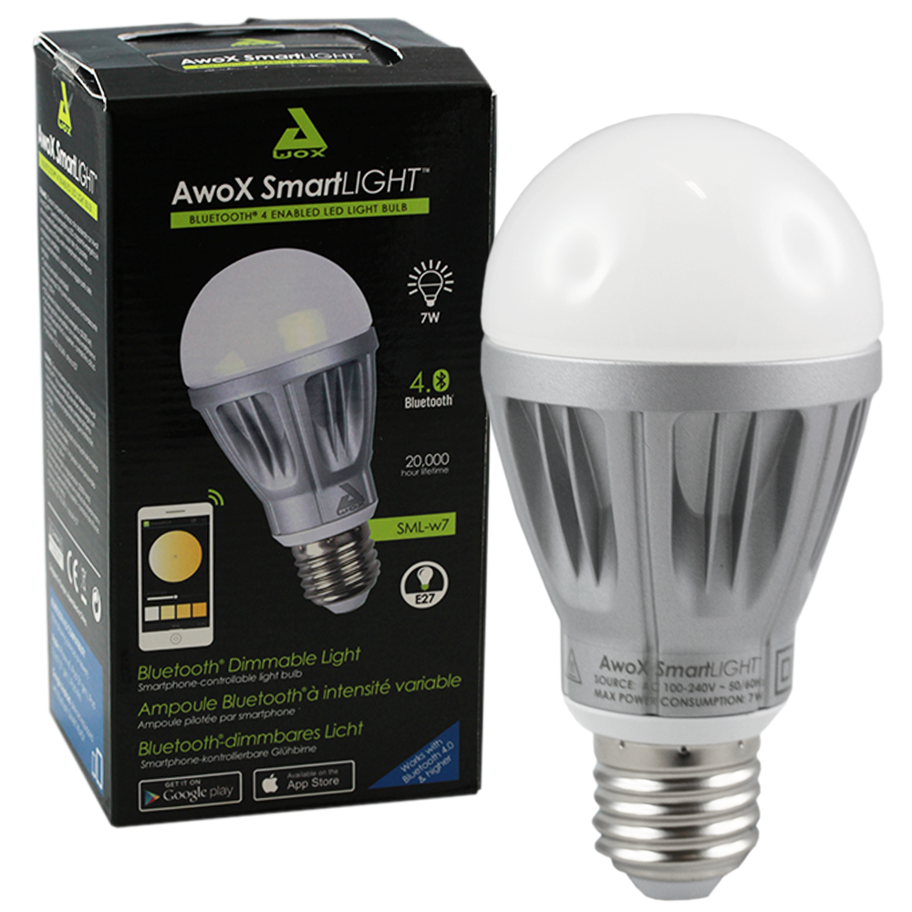 SmartLIGHT 7W LED Bluetooth Control 3000K-4000K E27 Dimmable