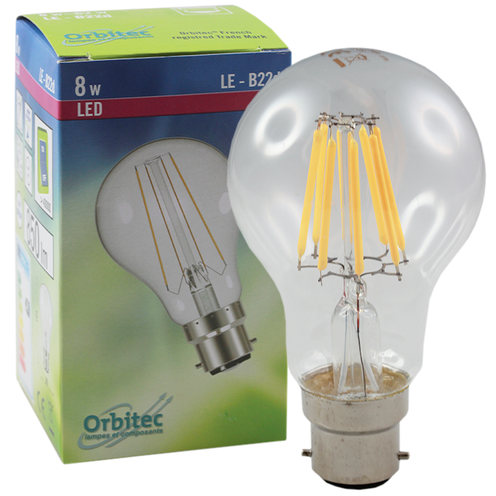 LED LE GLS 8W 2700K B22 Non-Dimmable