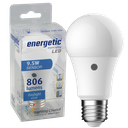 Smarter Lighting SupValue A60 9.5W Sensor 6500K E27 Non-Dimmable