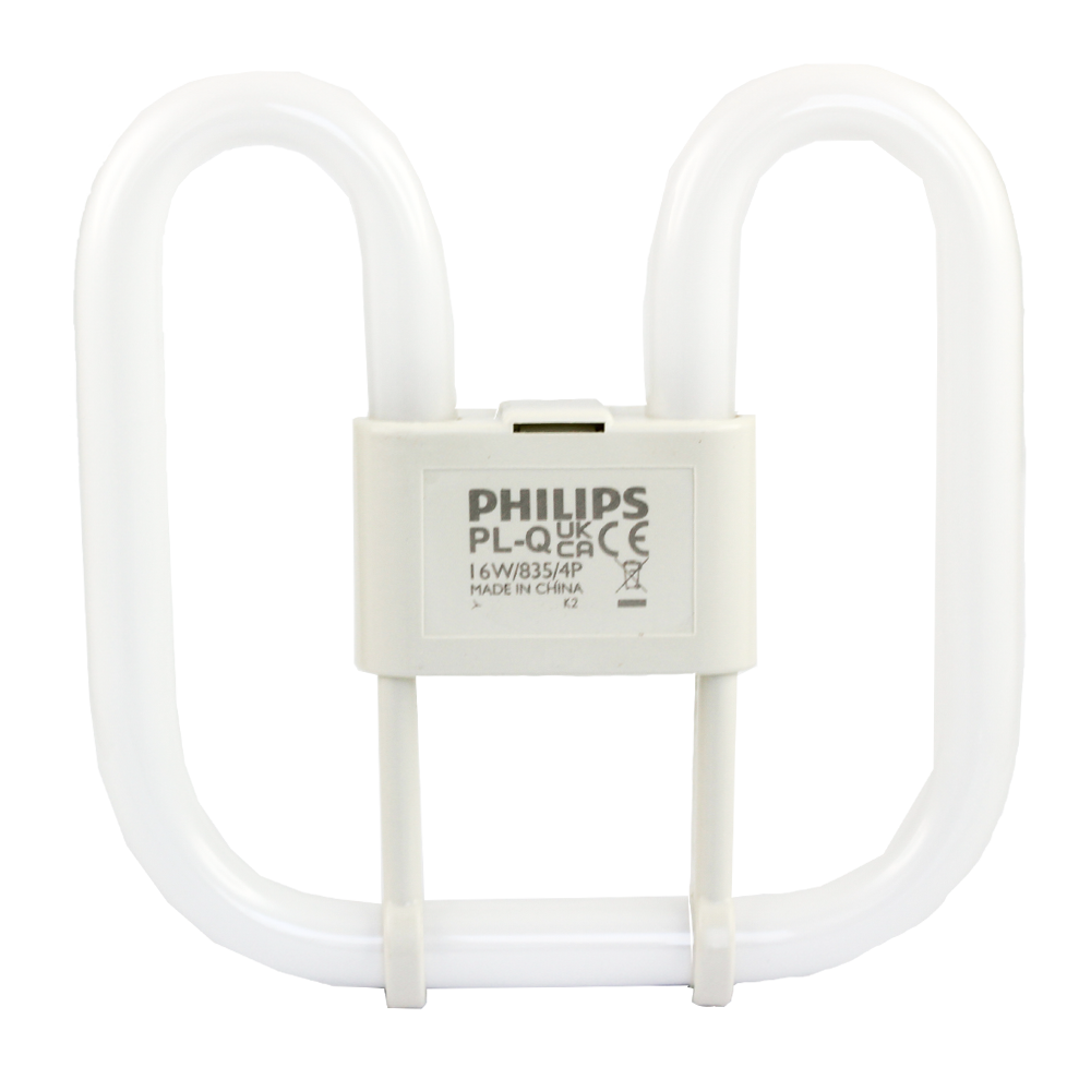 Philips PL-Q CFL Square 16W 3500K GR10q 4 Pins Dimmable