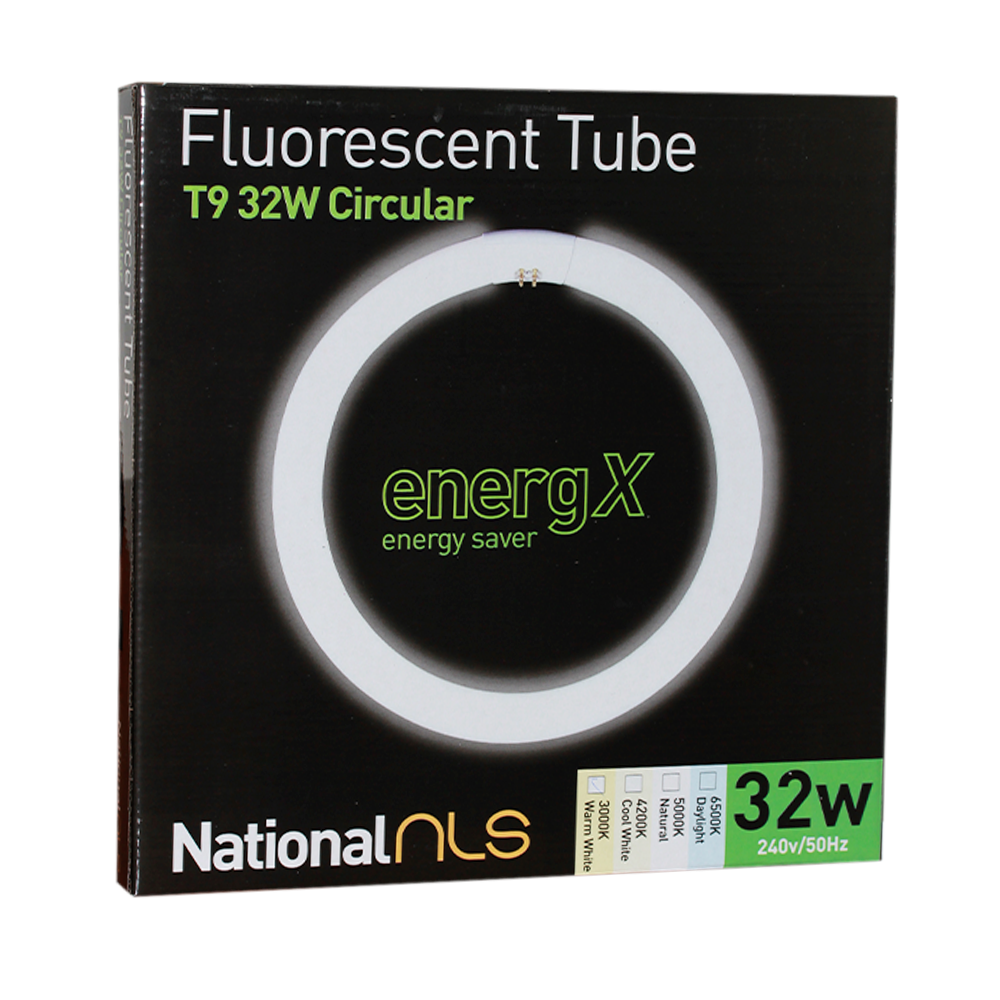 EnergX Energy Saver Circular Fluorescent T9 32W 3000K G10q 4 Pins