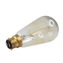 Carbon Filament Lamp 25W 2800K B22 Dimmable