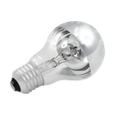 Incandescent Crown Silver Lamp A19 60W 240V E27