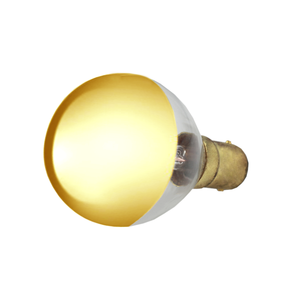 Incandescent Crown Gold Lamp 25W 240V BA15d