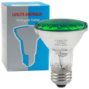 Luxlite Halogen Lamp PAR20 Green 50W 240V E27