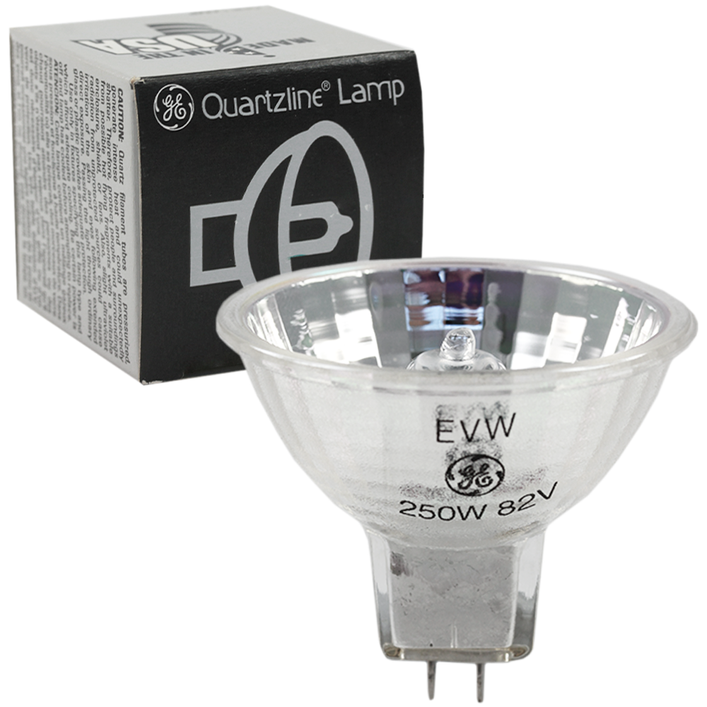 Quartzline Projector Lamp EVW 250W 82V 3300K GY5.3