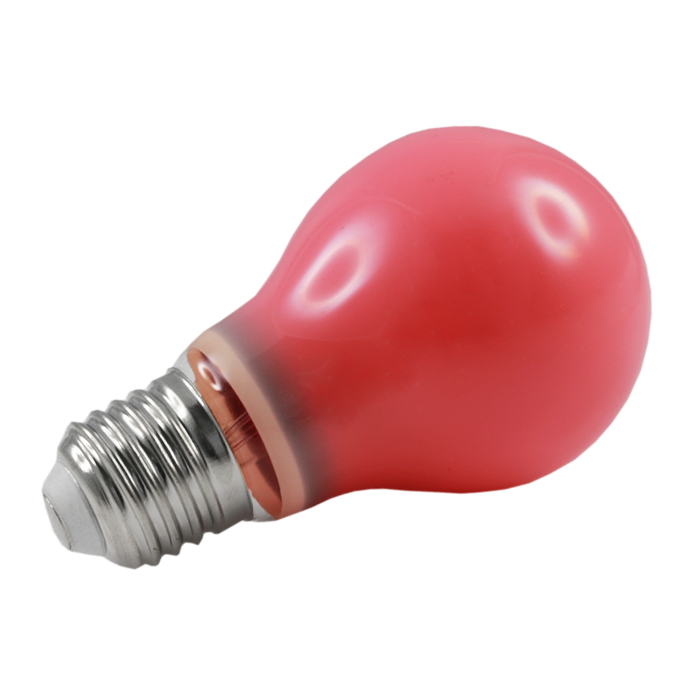 Lus LED GLS Lamp 3W Red E27 Non-Dimmable