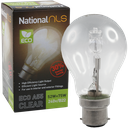 ECO A55 Halogen GLS Globe Clear 52W 240V B22