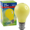 Incandescent GLS Globe 25W Yellow B22