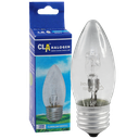 Energy Saving Halogen Candle Globe Clear 18W 240V E27