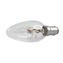 Halogen Candle Globe Clear 42W 240V BA15d