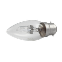 ECO C35 Halogen Candle Globe Clear 18W 240V B22