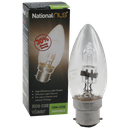 ECO C35 Halogen Candle Globe Clear 18W 240V B22