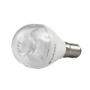 LED Fancy Round Mini-Classic Clear 6.2W 3000K Dimmable BA15d