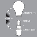 Convertible G125 Shape Clear Lamp Cover