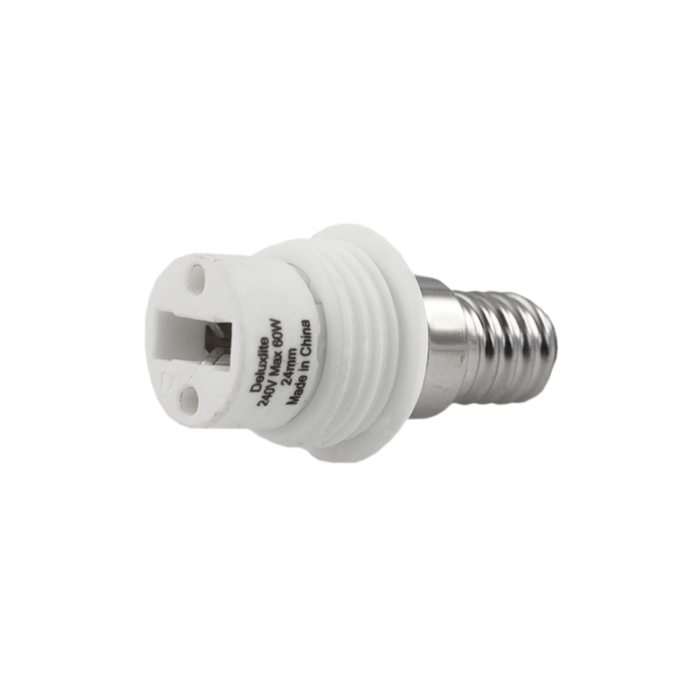 Convertible Lamp Adaptor Base Small Edison Screw E14 24MM