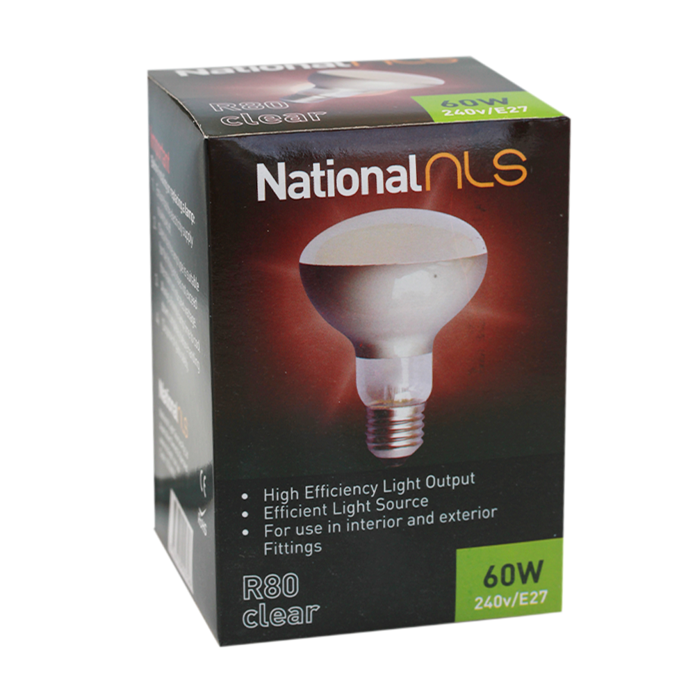 Incandescent Reflector Lamp R80 60W 2700K E27