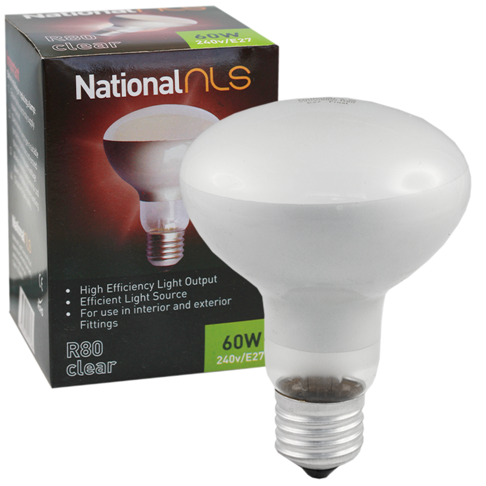 Incandescent Reflector Lamp R80 60W 2700K E27