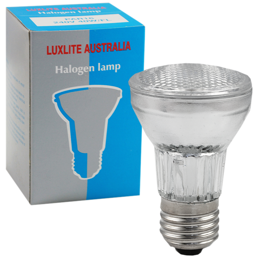 Luxlite PAR16 Halogen Lamp 40W 240V 2700K E27