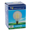 Carbon Filament G95 Lamp 25W 2800K B22 Dimmable