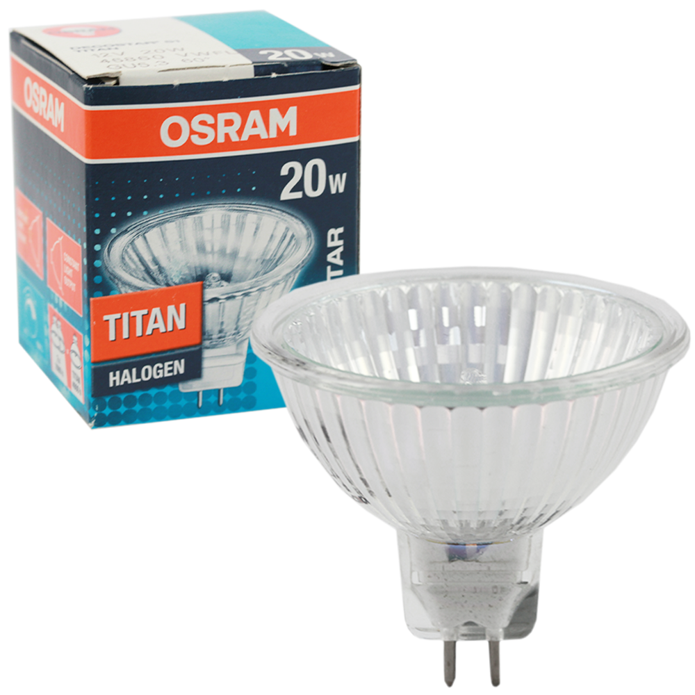 Decostar 51 Titan Halogen MR16 46860 VWFL 20W 12V 60D 3000K GU5.3