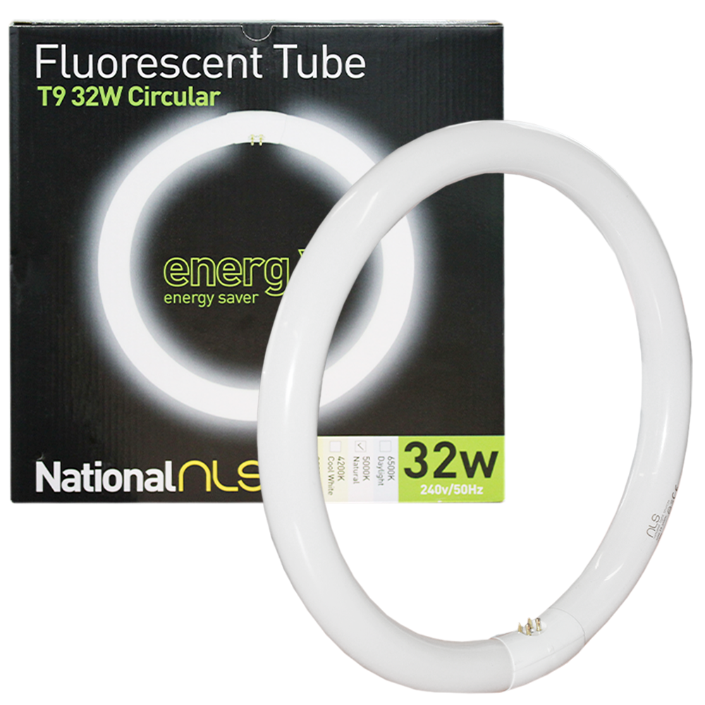 EnergX Energy Saver Circular Fluorescent T9 32W 5000K G10q 4 Pins