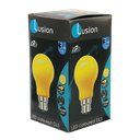 Lus LED GLS Lamp 3W Yellow B22 Non-Dimmable