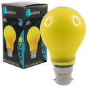 Lus LED GLS Lamp 3W Yellow B22 Non-Dimmable