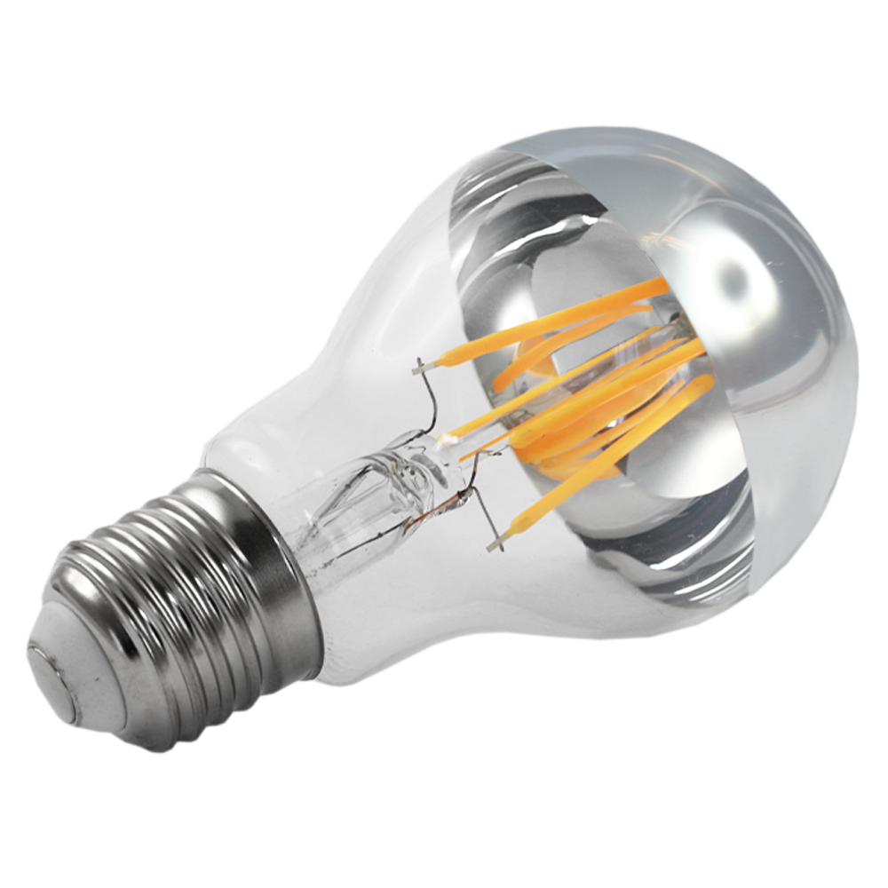 Lus LED Crown Silver GLS Filament Lamp 4W 2700K E27 Dimmable