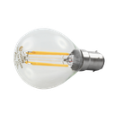 Lus LED Filament Fancy Round Clear 4W 2700K Dimmable BA15d