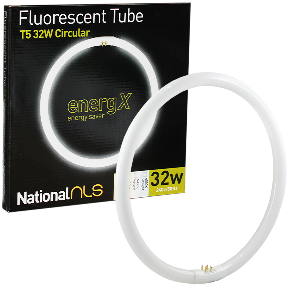 EnergX Energy Saver Circular Fluorescent T5 32W 4200K G10q 4 Pins