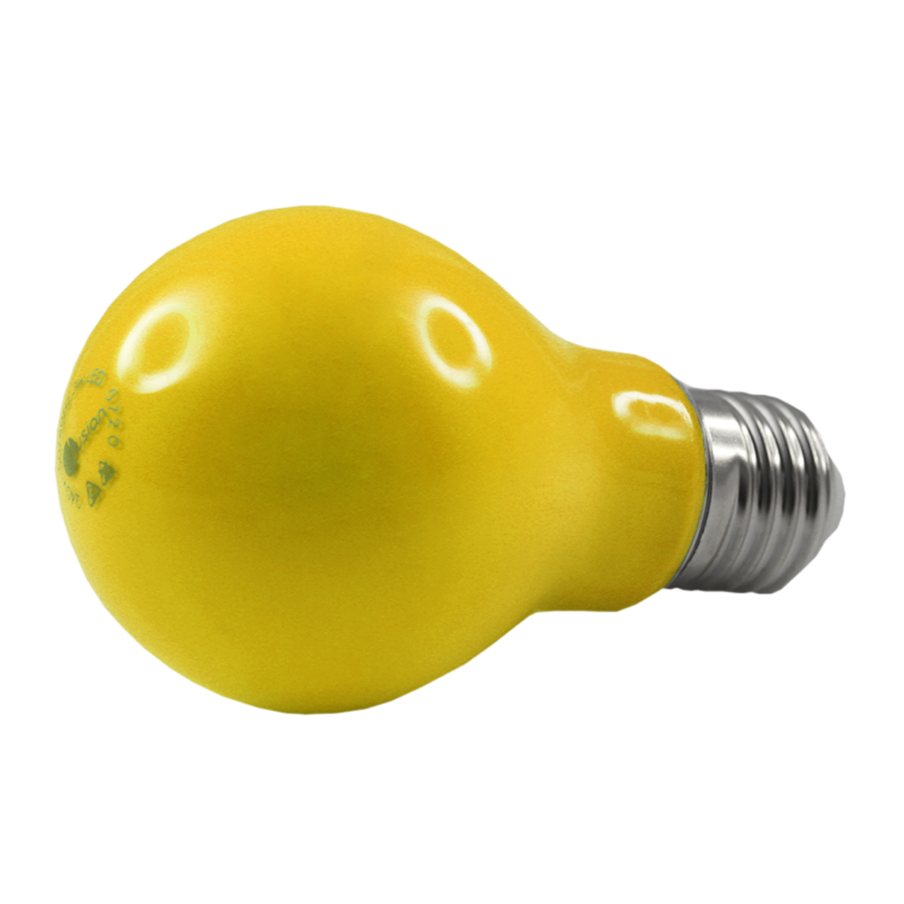 Lus LED GLS Lamp 3W Yellow E27 Non-Dimmable