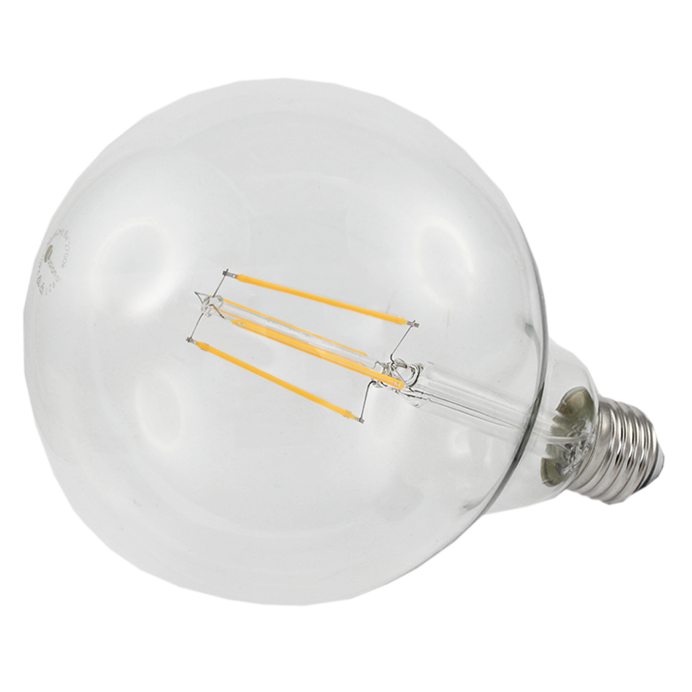 Lus Filament G125 Spherical Clear 8W 2700K E27 Dimmable