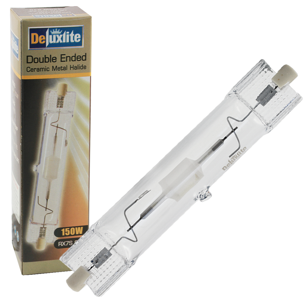 Double Ended Ceramic Metal Halide 150W 3000K RX7s