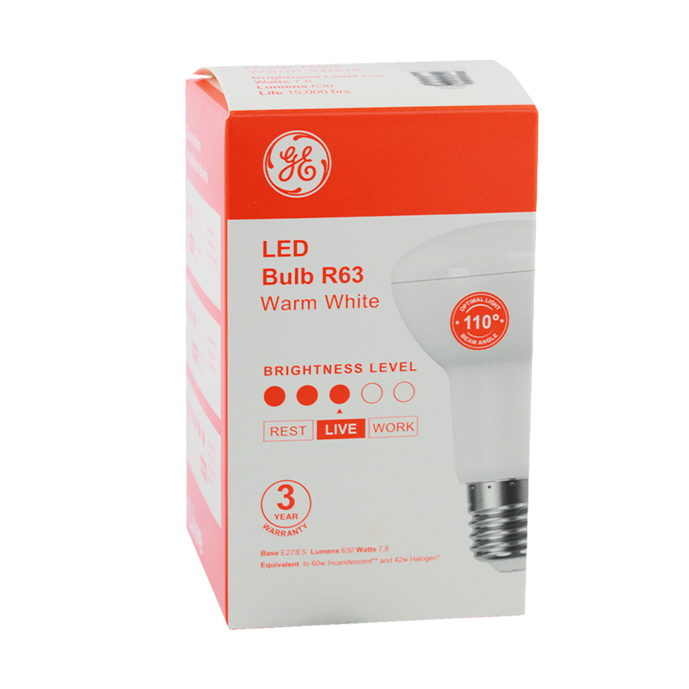 LED Bulb R63 7.8W 2700K E27