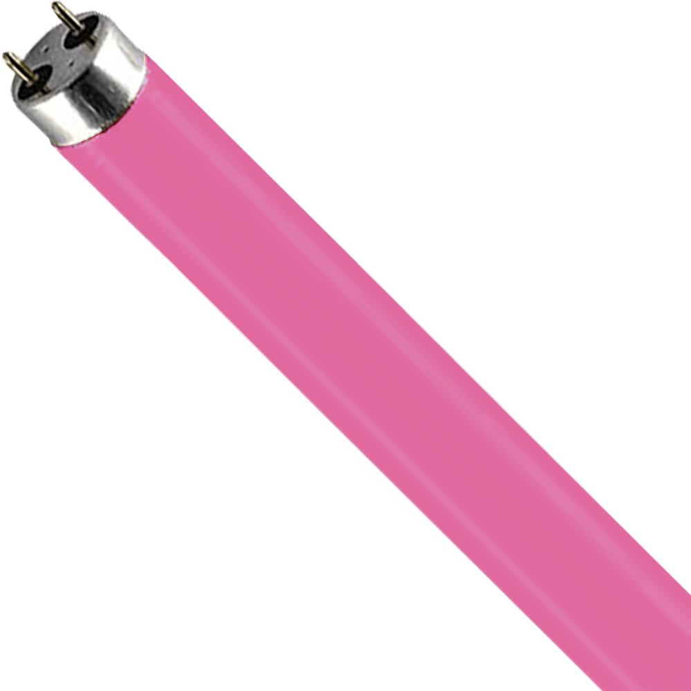 Coloured Fluorescent T8 Tube 36W Pink 1200mm