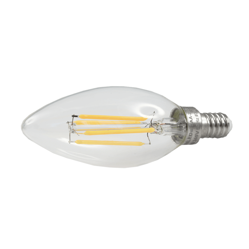 Liq LED Filament Candle Clear 4W 12V 2700K Dimmable E12