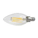 Liq LED Filament Candle Clear 4W 12V 2700K Dimmable E12